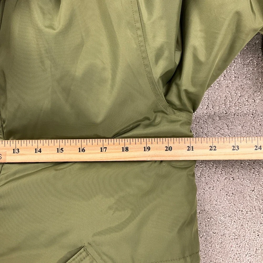 J. Crew Parka Womens‎ 16 Olive Green Faux Fur Hooded Lined Softshell Winter Coat
